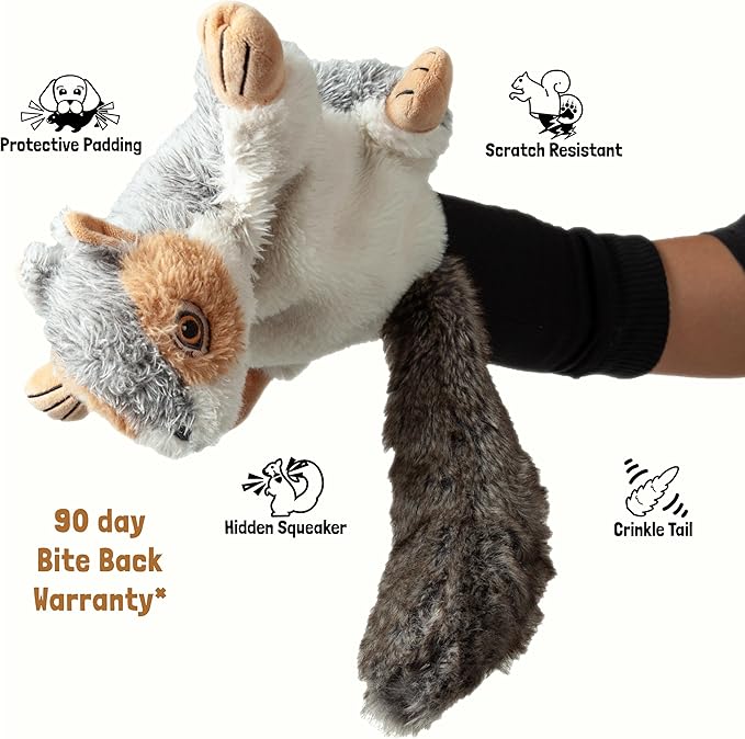Pupr Pals Dog & Cat Toy Puppet with Tough Padding for Safe Interactive Play, Protection to Stop Puppy Kitten Biting Hands; for Boredom-Busting Training and Exercise