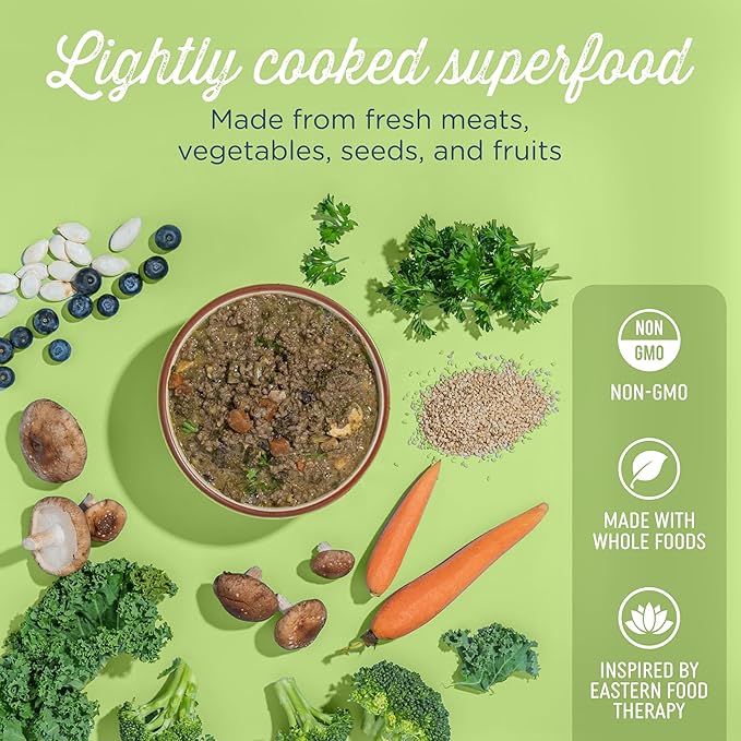 Side by Side Beef & Salmon Stew - Neutral Wet Dog Food & Dog Food Topper for All Breeds - Made with Nutrients & Whole Raw Ingredients - No Artificial Additives or Fillers - USA Made (12.5 oz, 6-Pack)