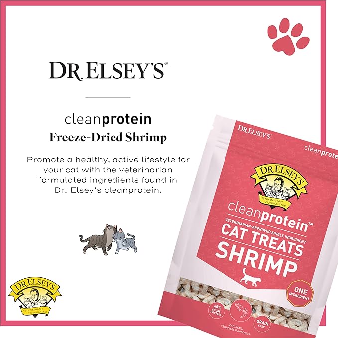 Dr. Elsey's® Freeze-Dried Shrimp Cat Treats 2 oz.