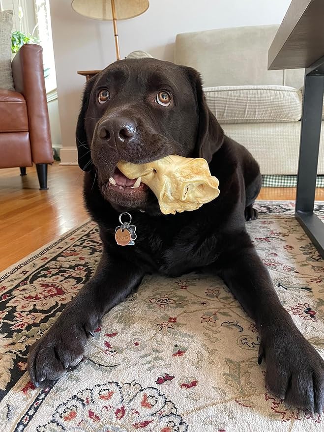 Redbarn Pet Products All-Natural Cow Ears Chews for Dogs - Single Ingredient Rawhide Alternative Supports Joint and Dental Health - Grain Free Treat Made Without Chemicals - Case of 100 Ears