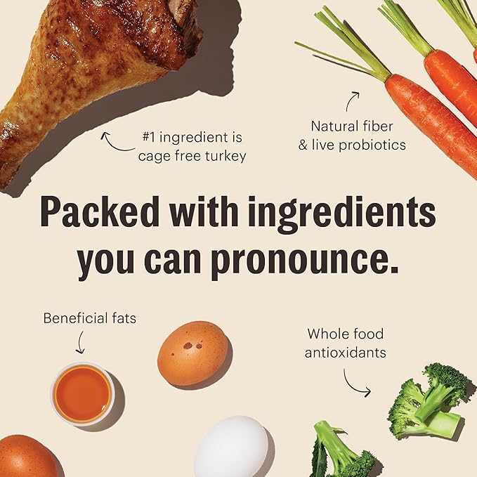 The Honest Kitchen Whole Food Clusters Human Grade Dry Dog Food - Grain Free Turkey 5 lbs