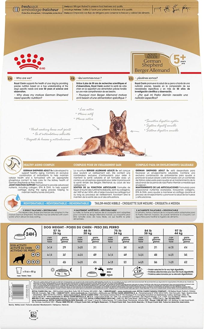 Royal Canin® Breed Health Nutrition German Shepherd Adult 5+ Dry Dog Food, 28 lb