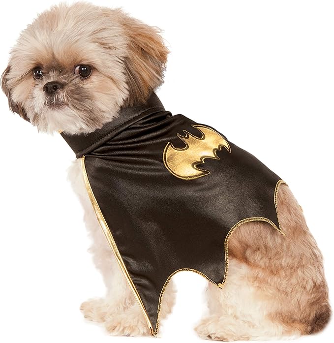 DC Comics Superheroes: Batgirl Pet Cape for Dogs or Cats by Rubies, Large