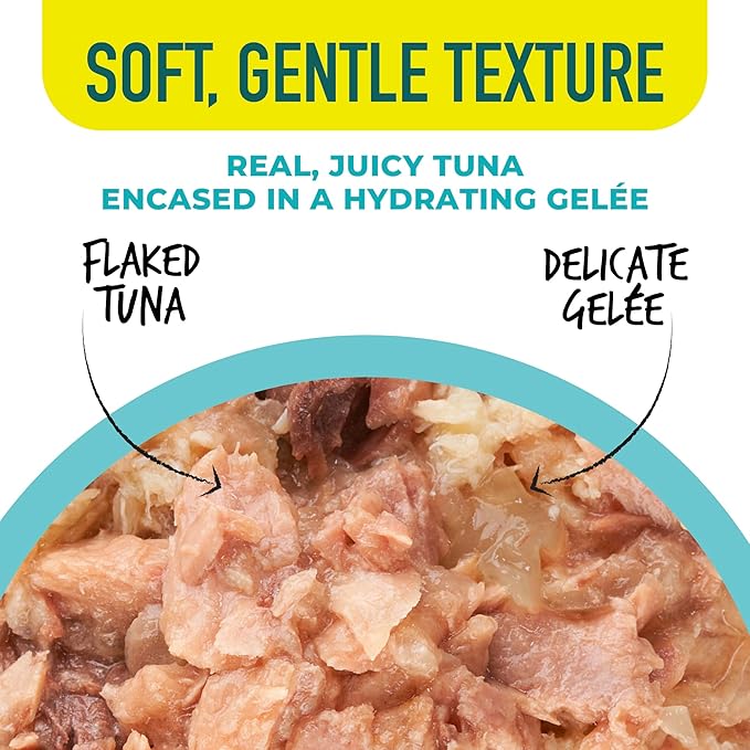 Tiki Cat Gelee Wet Cat Food, Tuna Variety Pack, 2.8 oz. Pouch (12 Count)