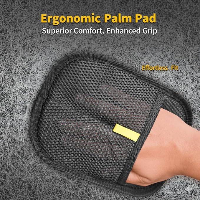 Pet Hair Removal Glove, Reusable Electrostatic Hair Remover for Cat & Dog, Grooming Pet Hair Remover Tool for Clothing, Furniture, Bed Sheet, Couch, Carpet, Car Seat