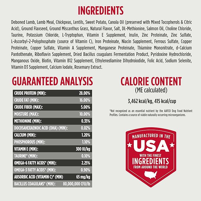 Nulo Freestyle Limited Ingredient Lamb Recipe Dry Kibble Dog & Puppy Food, 5.5 Pound Bag