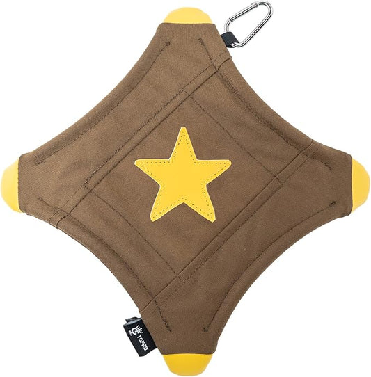 TSPRO Tactical Dog Flying Discs, Anti-Rip Nylon for Aggressive Chewers & Medium to Large Dogs, Water Floating Arched Flyer, Lightweight and Portable for Parks/Beach/Camping/Training (9", Khaki)