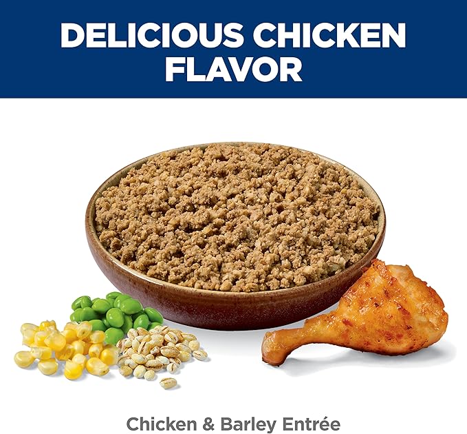 Hill's Science Diet Puppy, Puppy Premium Nutrition, Wet Dog Food, Chicken & Barley Loaf, 13 oz Can, Case of 12