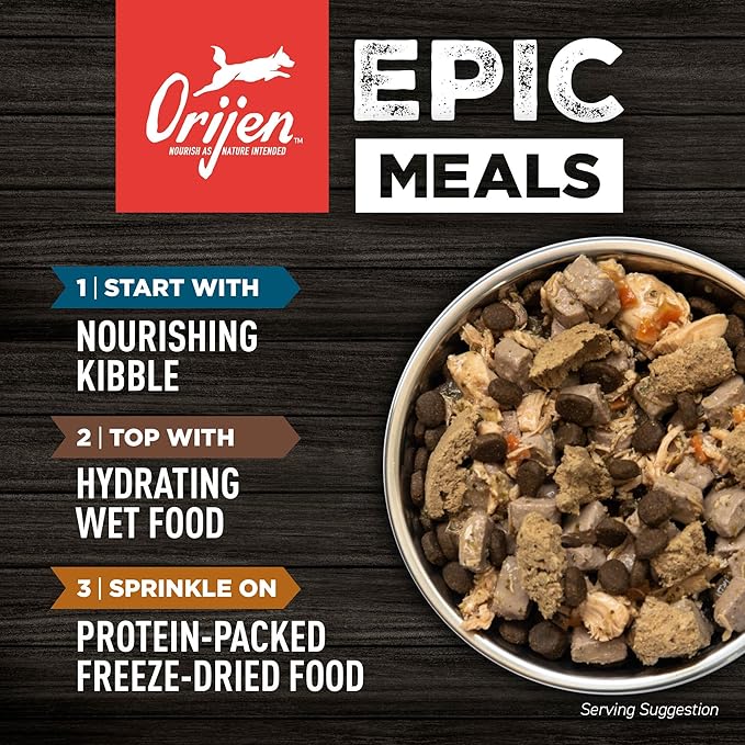 ORIJEN Grain Free High Protein Dry Dog Food Small Breed Recipe 4lb Bag