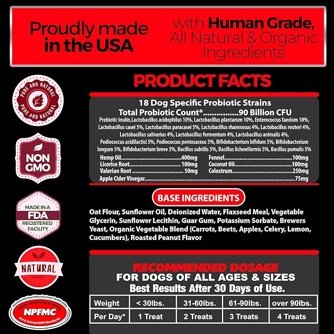 Pet Chef Dog Stop Itching & Allergy Blocker Chew - Natural Anti Itch for Dogs with Omega 3, Salmon Oil - Peanut Butter - Best Value 140 ct Dog Stop Itching Support- Safe no Chemicals All Natural