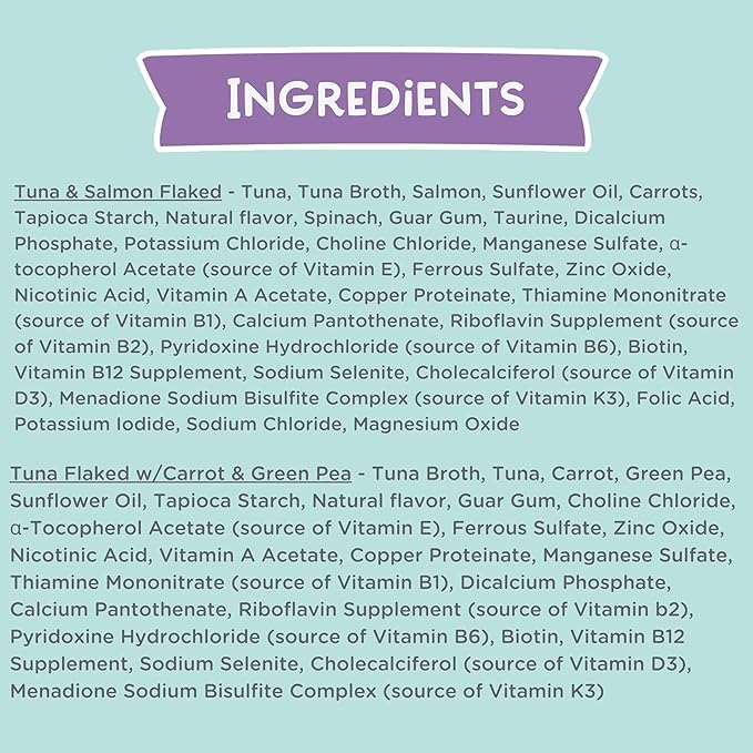 LOVE, NALA - FLAKED Fish & Chicken Variety Pack - 24 Pack- Natural Adult Cat Wet Food - Grain Free, Non-GMO, Lean Protein, Omega 3, Digestive Fiber, Added Minerals & Vitamins