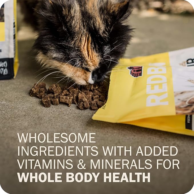 Redbarn Air Dried Powerfood for Cats with Real Chicken – Made in USA High Protein, Grain-Free Dry Cat Kitten Food Full Meal or Topper for Picky Eaters Supports Energy & Healthy Skin Coat – 2.5oz Trial