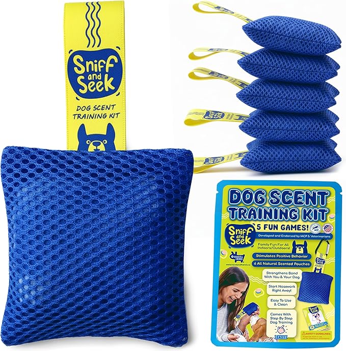 Race&Herd Original Dog Scent Training Kit, Scent Work Training Kit for Dogs - Nosework for Dog Mental Stimulation Agility Training Equipment for Dogs, Brain Games Smell Training Kit for Loss of Smell