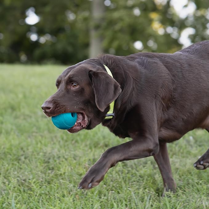 Chew King Flavored Rubber Ball Collection, 3 Inch Peanut Butter Flavor Rubber Balls 2-Pk