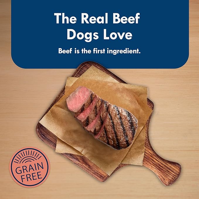 Blue Buffalo Delights Natural Adult Small Breed Wet Dog Food Cups, Pate Style, Filet Mignon Flavor in Savory Juice 3.5-oz (Pack of 12)