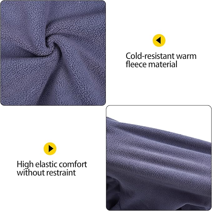 Dog Winter Coat,Warm Dog Jacket,Puppy Polar Fleece High Collar Full Body Snowsuit,Comfort Windproof Sweater(Grey,XXL)