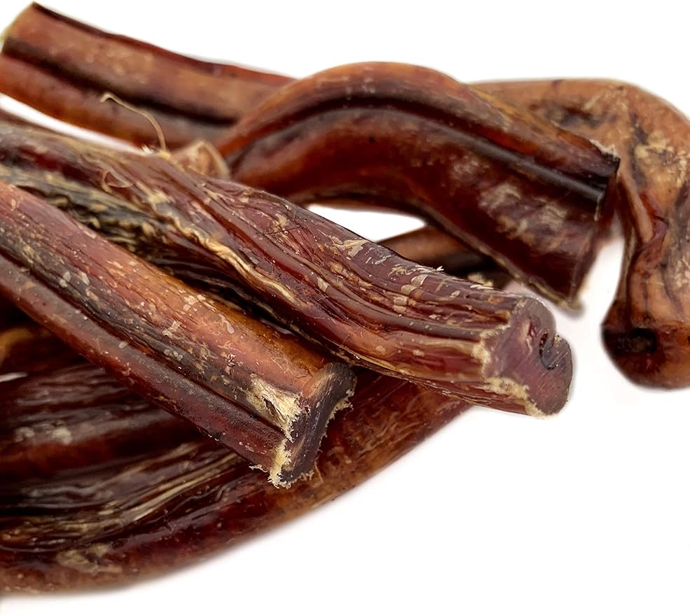 Boulder Dog Food Company Bison Chews, 6 Inches (10 oz) - Bully Sticks for Dogs Made in USA, No Hide Dog Chews, Grain Free Dog Treats, Bully Sticks Odor Free, Pizzle Sticks for Dogs