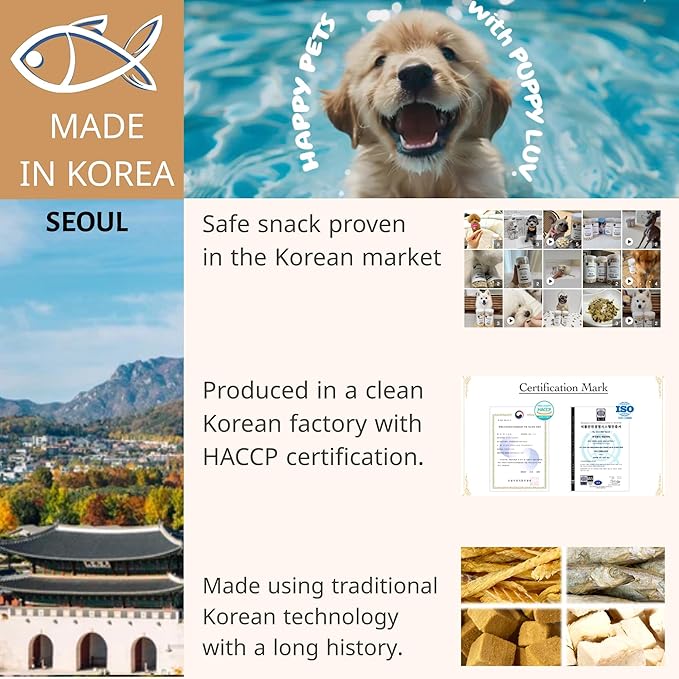 Puppyluv Air Dried Pollock Stick Dog & Cat Treats - Wild Caught, Single Ingredient, Natural, High Protein & Fish Oil, Grain Free, Gluten Free, 2.5oz