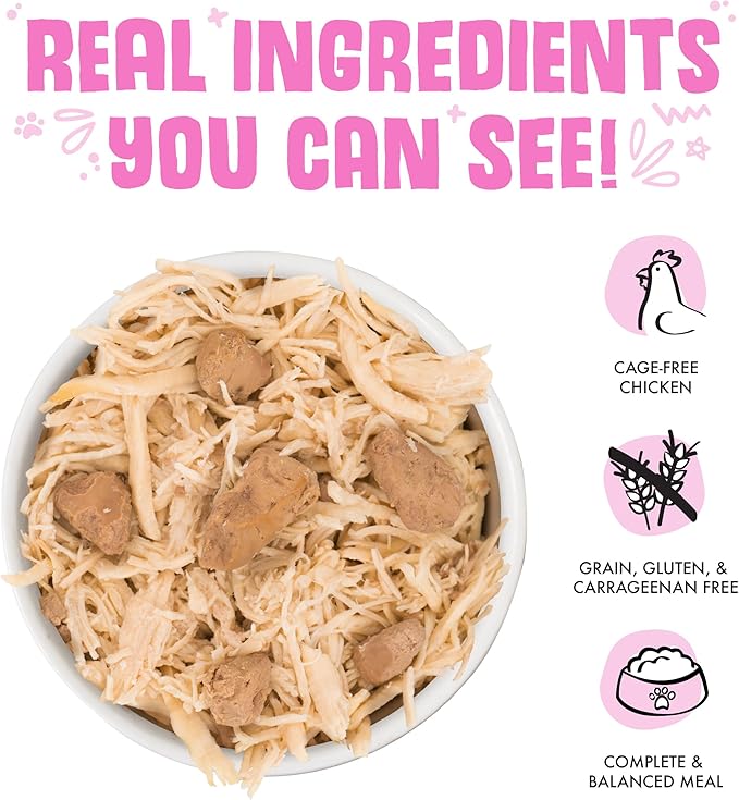 Weruva Classic Cat Food, Amazon Livin' with Chicken Breast & Chicken Liver in Gravy, 3oz Can (Pack of 24)