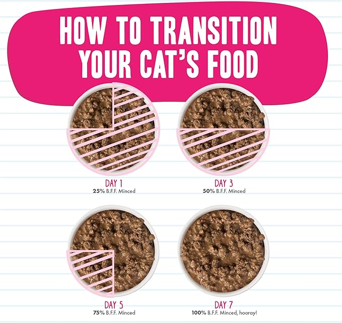 Weruva BFF Minced Natural Wet Cat Food, Tuna Too Cool in Gelee, 3oz Can, Pack of 24