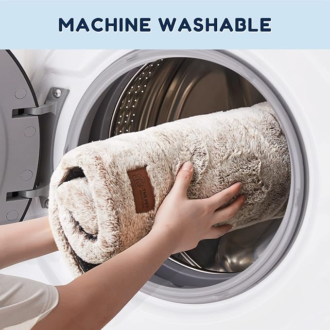 WESTERN HOME Dog Bed for Crate, High Resilience Foam Dog Crate Mat Kennel Pad with Soft Wavy Plush Comfortable Anti-Slip Washable Bed for Large Medium Small Dogs & Cats