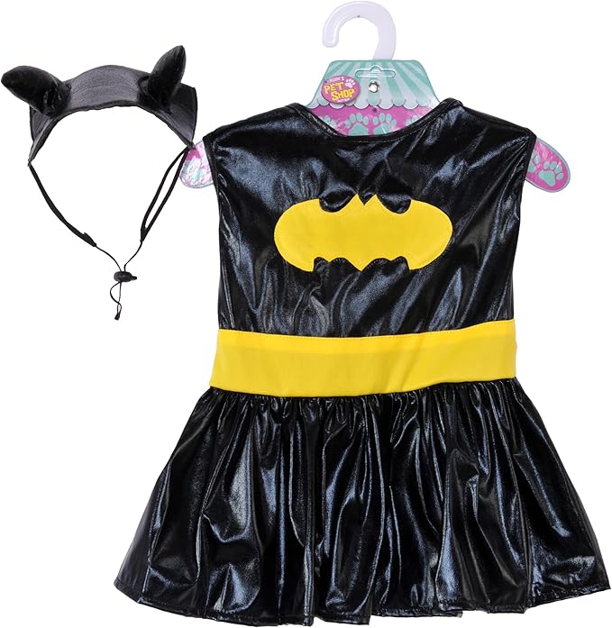 DC Comics Superheroes: Batgirl Pet Costume for Dogs or Cats by Rubies, XL