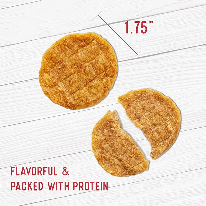 Farmland Traditions Dogs Love Chicken Jerky Dog Treats with Only 3 Ingredients and No Fillers, 1 Pound Bag (Pack of 2)