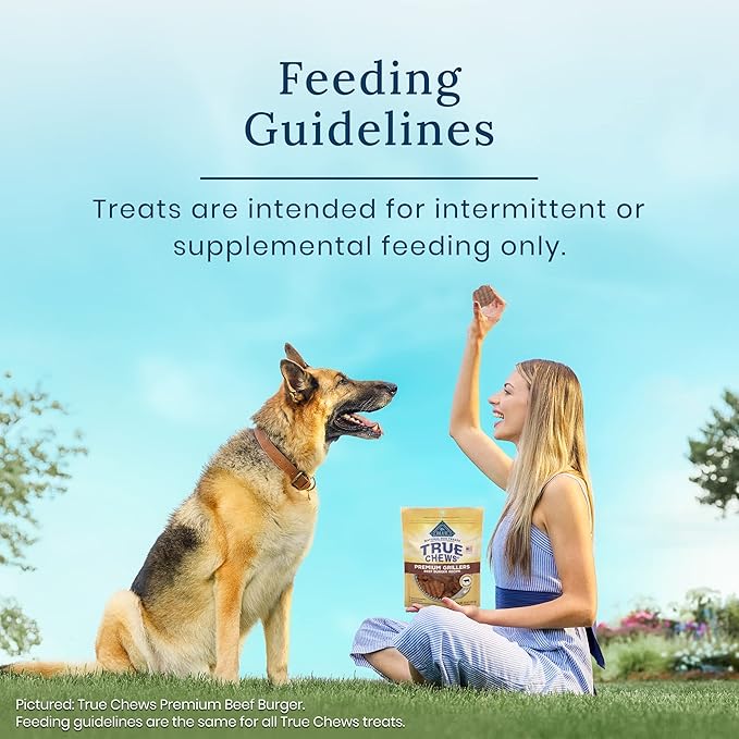 Blue Buffalo True Chews Dog Treats, Made in the USA with Natural Ingredients, Chicken Bacon Recipe, 22-oz Bag