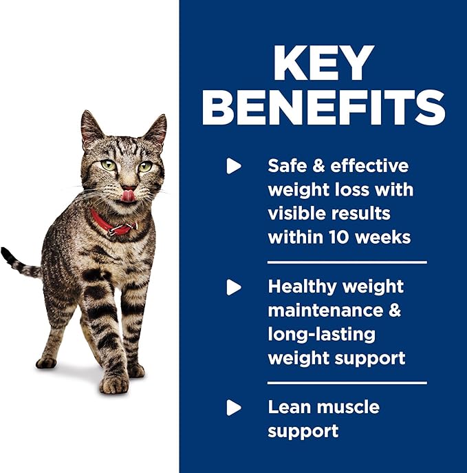 Hill's Science Diet Perfect Weight, Adult 1-6, Weight Management Support, Wet Cat Food, Chicken & Roasted Vegetables Stew, 2.9 oz Can, Case of 24