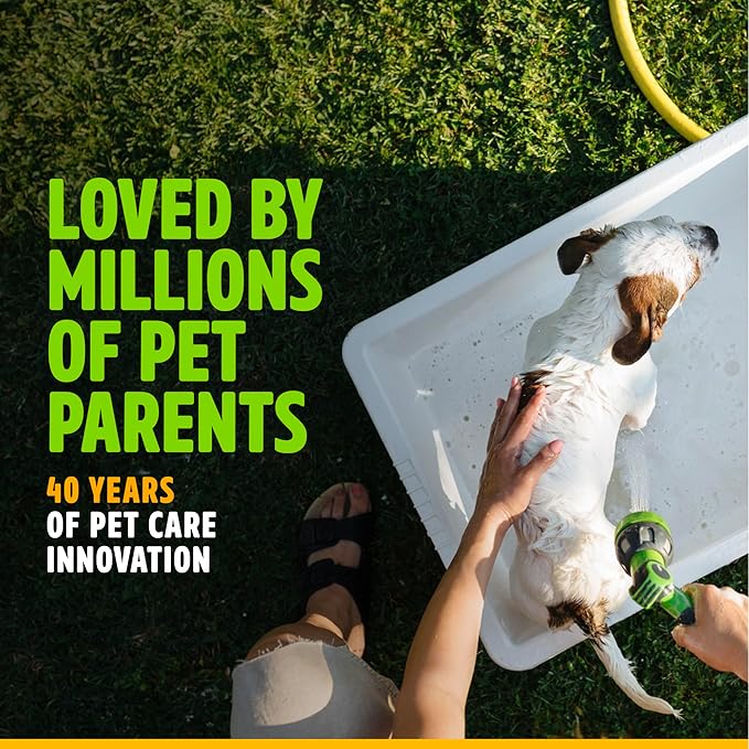 TropiClean Itch Relief Dog Shampoo, Powerful Odor Control, Long-Lasting Pineapple Scent, Puppy Safe, Made in The USA, Cat Friendly, 20oz.