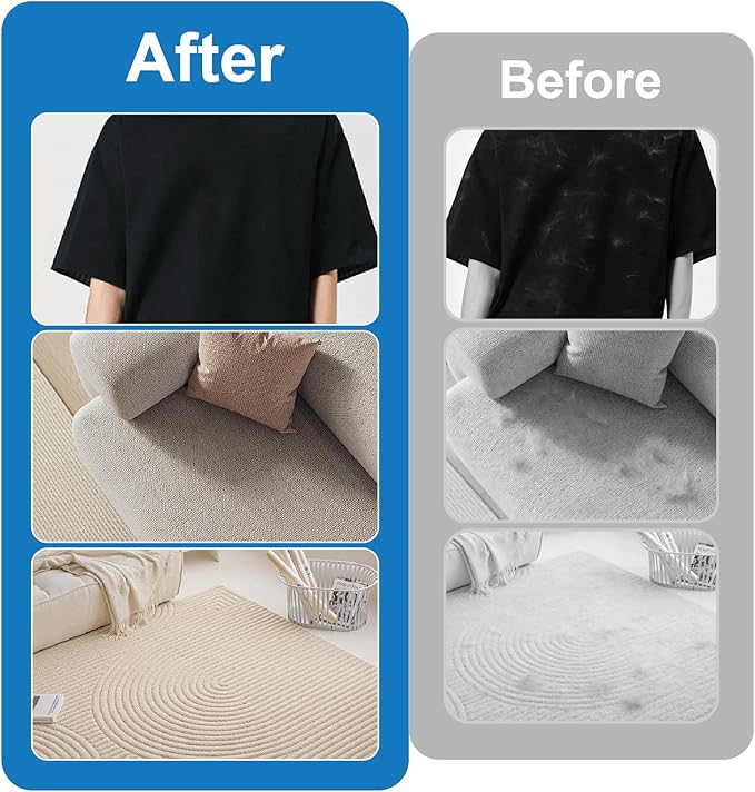 Pet Hair Remover Glove for Dogs and Cats, Reusable & Electrostatic Pet Hair Remover Glove, Effective Pet Hair Removal Tool for Couch, Carpet, Car Seat, and Clothing-2PCS