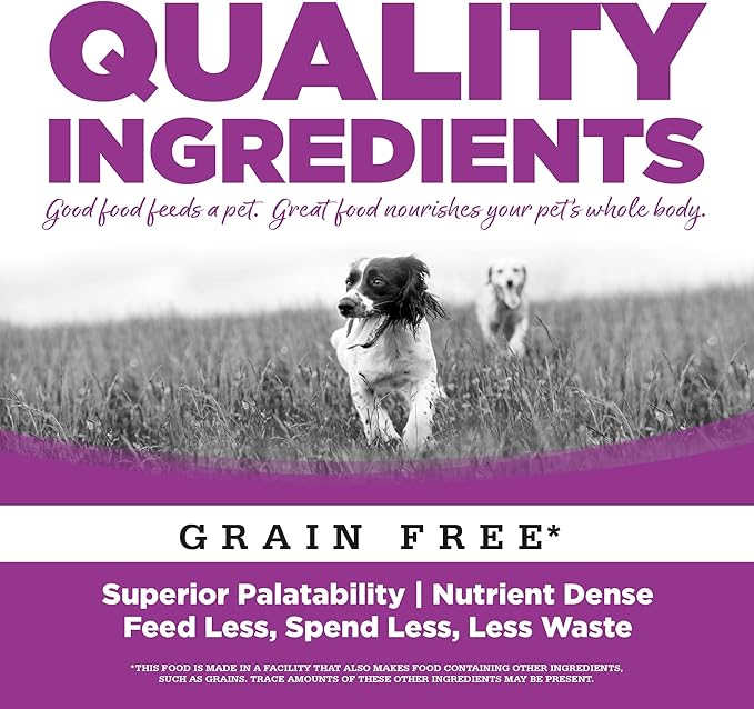 NutriSource Grain Free Dry Puppy Food for Large Breeds, Turkey, Whitefish and Menhaden Fish Meal, 12LB