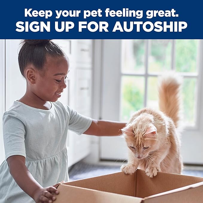 Hill's Science Diet Indoor, Adult 1-6, Easy Litter Box Cleanup, Dry Cat Food, Chicken Recipe, 3.5 lb Bag