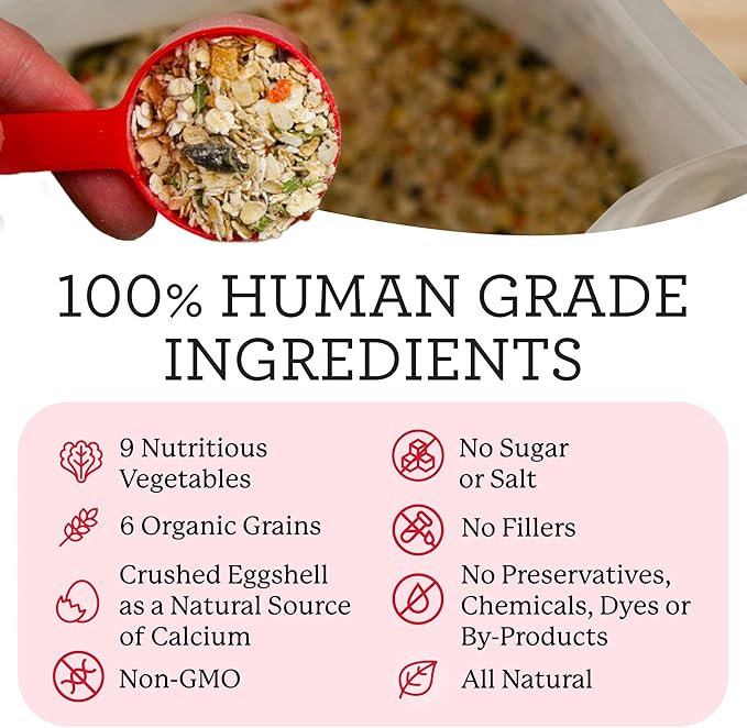 Dr. Harvey's Canine Health Miracle Dog Food, Human Grade Dehydrated Base Mix for Dogs with 9 Vegetables and 6 Organic Whole Grains (10 Pounds)