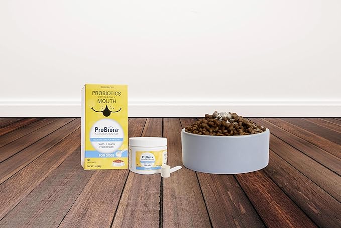 Probiora for Dogs | Dog Probiotic Supplement for Oral Care | Pet Probiotics to Reduce Bad Breath | Dog Nutritional Supplement for Dental Health | 30 Servings (Pack of 3, Jar)