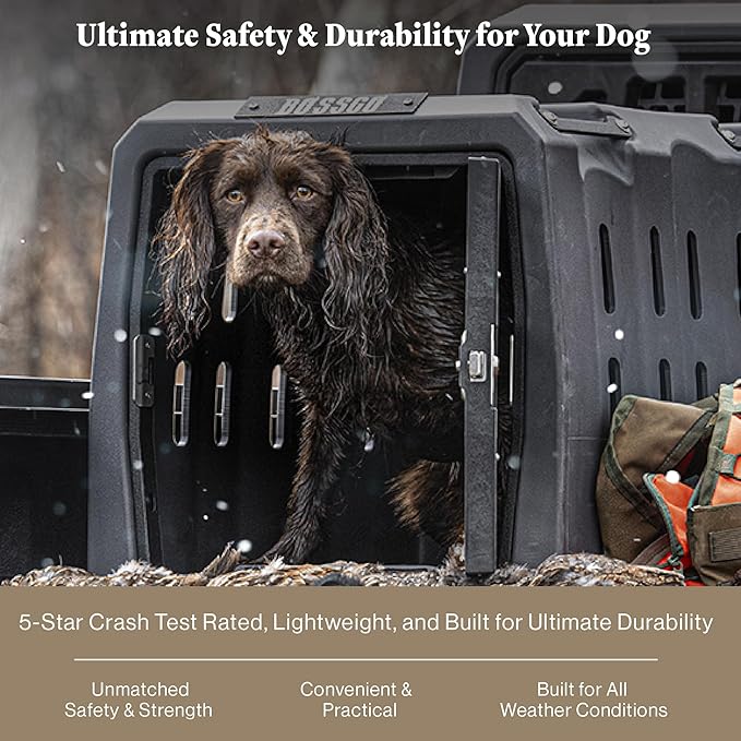 Lucky Dog Kennel, Durable Crash Tested Portable Dog Crates, Medium