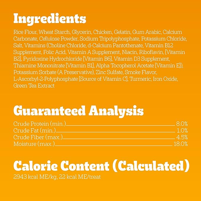 Pedigree Dentastix Small and Toy Breed Dog Treats, Original with Real Chicken, 1.63 lb. Bag (108 Treats)