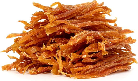 MON2SUN Dog Treats, Chicken Jerky Strips for Small Dogs, High Protein & Grain Free Snacks, Easy to Digest Training Treats (Chicken, 17.64 Ounce -Pack of 1)