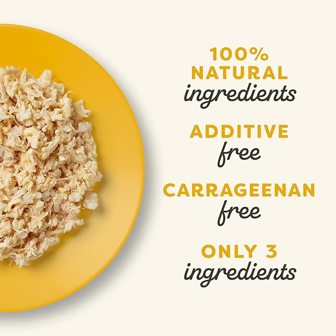 Applaws Natural Wet Cat Food, 24 Count, Limited Ingredient Canned Wet Cat Food, Chicken Breast in Broth, 2.47oz Cans