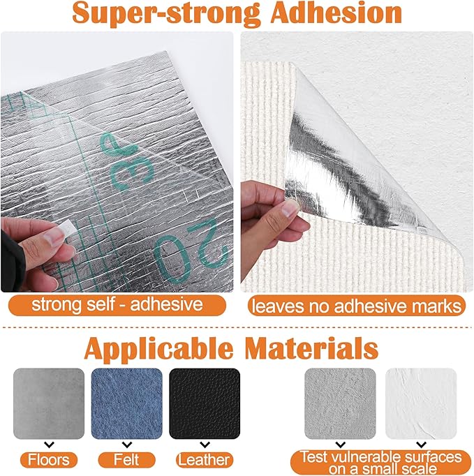 Cat Scratch Furniture Protector - 78.7" x 13.8" Trimmable Self-Adhesive Cats Claws Scratch Pads, DIY Cat Climbing Couch Protector for Scratch Post Cat Tree Replacement Indoor (Cream White)