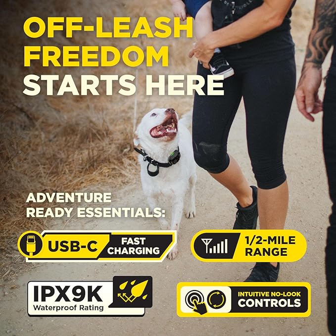 Dogtra 200iQ Remote Training E Collar – 100 Levels, Tone, Vibration, 1/2 Mile Range – Compact, Waterproof, One-Handed Control for Dogs 10 lbs+ – Lightweight Design for Daily Training – Zebra