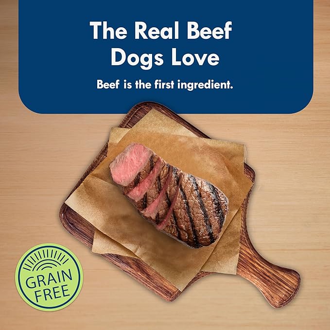 Blue Buffalo Delights Small Breed Natural Wet Dog Food, Filet Mignon Flavor in Gravy, 3.5-oz Cups, 12 Count