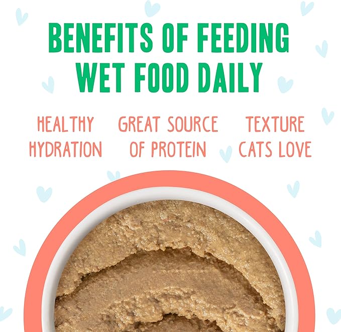 Weruva B.F.F. Play - Best Feline Friend Paté Lovers, Aw Yeah!, Salmon & Tuna Tuck Me in with Salmon & Tuna, 2.8oz Can (Pack of 12)