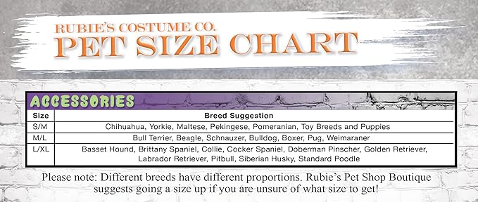 Disney Winnie the Pooh: Pet Costume Accessory Set for For Dogs or Cats by Rubies, M/L