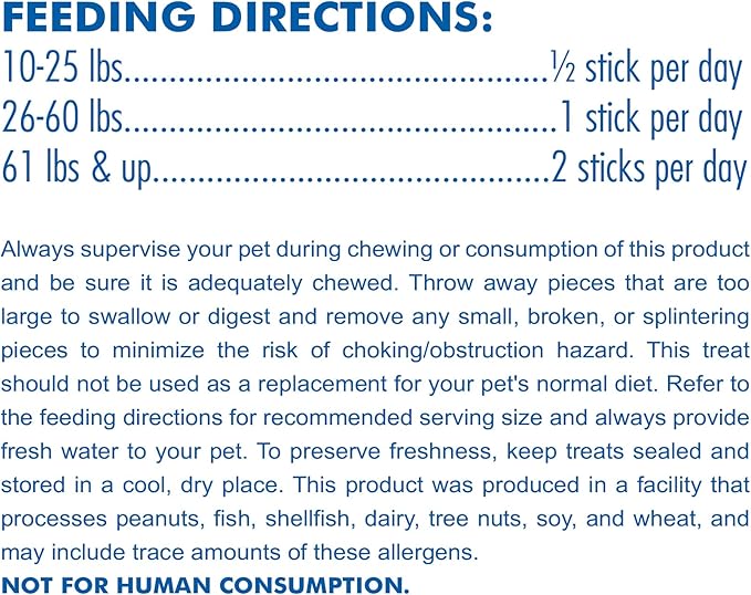 N-Bone FLOSSta Dental Chews for Dogs – Chicken Flavor, No Dyes, Grain-Free, Breath Freshening, Plaque & Tartar Control, Digestible Teething Aid – 6.4 oz Bag, Made in USA