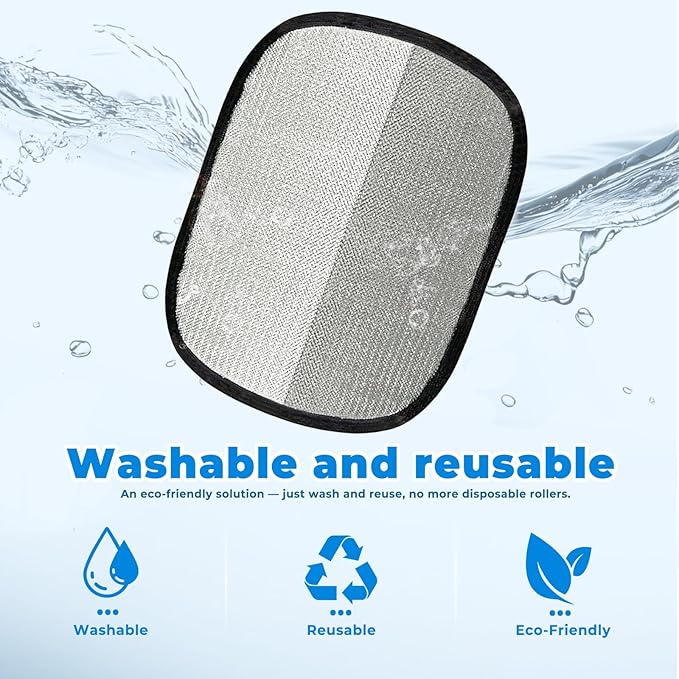 GRENTY Magic Brush Pet Hair Remover (2 Pcs), Upgraded Five-Finger Electrostatic Pet Hair Removal Gloves, Dogs & Cats Pet Hair Removal Tools for Clothing, Carpet, Sofa Gaps, Car Seat