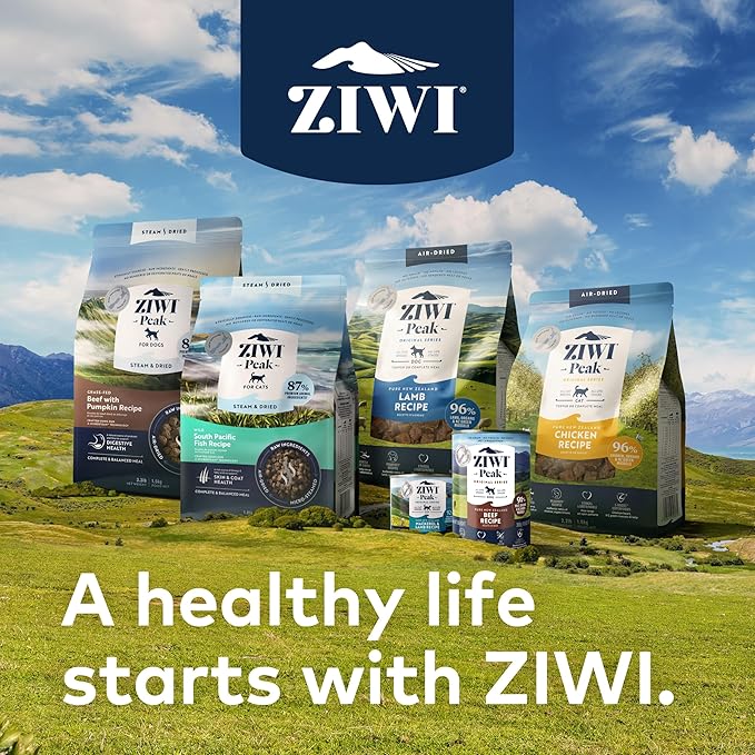 ZIWI Peak Canned Wet Cat Food – All Natural, High Protein, Grain Free, Limited Ingredient, with Superfoods (Rabbit & Lamb, Case of 12, 6.5oz Cans)