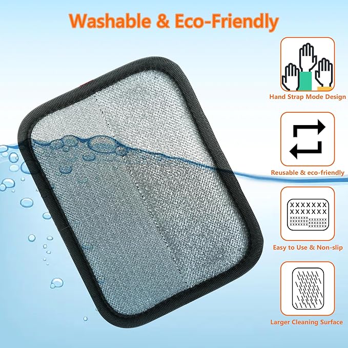 Pet Hair Removal Glove，Static Electricity Grooming Mitt Tool for Dogs & Cats - Remove Fur from Pets, Furniture, Car Seats， Clothing and Sofas