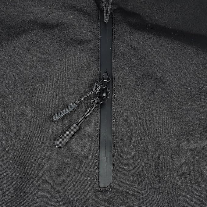 Warm Dog Coat for Winter,Waterproof Jacket with Zipper,Detachable Dog Coat with Adjustable Buckle,Comfortable Jacket for Dogs in Cold and Windy Days.S Black