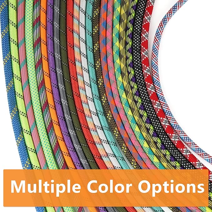 NTR Heavy Duty Dog Leash,5FT Long Rope Leash for Dog Training with Swivel Lockable Hook,Reflective Threads and Comfortable Handle,Dog Lead for Walking,Hunting,Camping for Medium and Large Dog (Blue)